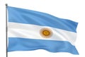 Argentine flag Royalty Free Stock Photo