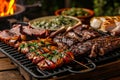 Argentine Parrilla with Grilled Meats and Chimichurri Sauce