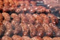 Argentinean barbecue sausages Royalty Free Stock Photo