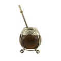Argentinean tea, Yerba MatAÃ¯Â¿Â½, calabash cup Royalty Free Stock Photo