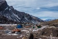 Argentinian Andes mountains during summer Royalty Free Stock Photo