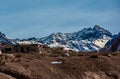 Argentinian Andes mountains during summer Royalty Free Stock Photo