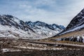 Argentinian Andes mountains during summer Royalty Free Stock Photo