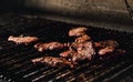 Argentinian asado / barbecue in Buenos Aires Royalty Free Stock Photo