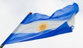 Argentinian Flag Royalty Free Stock Photo