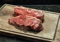 Argentinian steak. Typical Argentina asado Royalty Free Stock Photo