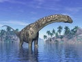 Argentinosaurus dinosaur - 3D render