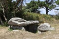 The Argenton Dolmen in Landunvez Royalty Free Stock Photo