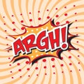 ARGH! comic word