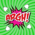 ARGH! comic word