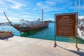 Argo ship copy of prehistoric vessel in port Volos, Greece