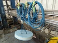 Argon damp hose for 10& x22; cladded pipe