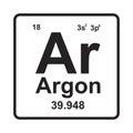 Argon element icon