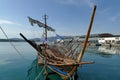 the Argonauts boat located on the Volos promenade Royalty Free Stock Photo