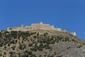 the fortress on Mount Larissa in Argos in the Peloponnese Royalty Free Stock Photo