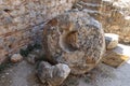 the fortress on Mount Larissa in Argos in the Peloponnese Royalty Free Stock Photo