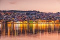 Argostoli town on the island of Kefalonia Royalty Free Stock Photo