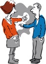Arguing couple