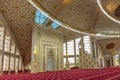 ARGUN , RUSSIA, AUGUST 2019:The Aymani Kadyrova Kadyrov mosque in Argun, Chechen republik