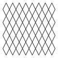 Argyle Diamond Seamless Pattern Vector Line Drawing Royalty Free Stock Photo
