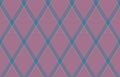 Argyle pattern of geometric rhombus. Harlequin check wallpaper design. Classic diamond shaped textile material for web background Royalty Free Stock Photo