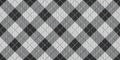 Argyle pattern seamless knitted texture in shades of gray and white. Generative AI Royalty Free Stock Photo