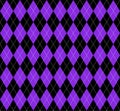 Argyle plaid in proton purple colors