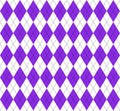 Argyle plaid in proton purple colors