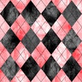 Argyle seamless pattern background. Royalty Free Stock Photo