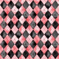 Argyle seamless pattern background. Royalty Free Stock Photo