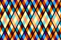 Argyle seamless vector pattern background. Pattern of a rhombuses. Royalty Free Stock Photo
