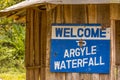 Argyle waterfall in Trinidad and Tobago Royalty Free Stock Photo