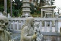 Arhat statues of the Umpenji temple in Miyoshi, Japan.