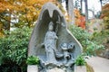 Arhat statues of the Umpenji temple in Miyoshi, Japan.