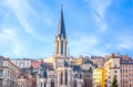 Arhitectures in the old town of Lyon Royalty Free Stock Photo