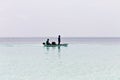 Ari Atoll, Maldives: Two maldivian fishermen on the boat