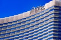 ARIA Resort & Casino, Las Vegas Nevada USA, March 30, 2020 Royalty Free Stock Photo