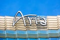 Aria sign atop hotel, casino Royalty Free Stock Photo