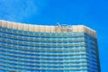 Aria sign atop hotel, casino Royalty Free Stock Photo