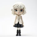 Aria: Whimsical Lds Anime Series With White Haired Doll In White Blazer