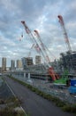 Ariake arena under construction, Japan Tokyo