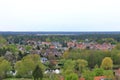 Arial Photo of the landscape in Germany in Eberswalde, Brandenburg from the Finow Tower