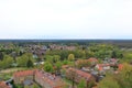 Arial Photo of the landscape in Germany in Eberswalde, Brandenburg from the Finow Tower