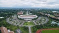 Arial view Grandstand in 700th Anniversary Sport Stadium at Chiang Mai, Thailand