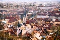Arial view on Ljubljana city