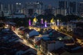 Arial view of the Masjid Sultan Mosque in Singapore