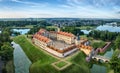 Arial view of Nesvizh Castle