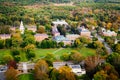 Arial view of a Phillips Academy in the Fall