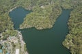 Arial View of Sattal lake in Uttarakhand,India Royalty Free Stock Photo