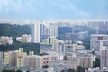 arial view of singapore city buildings sunny day Royalty Free Stock Photo